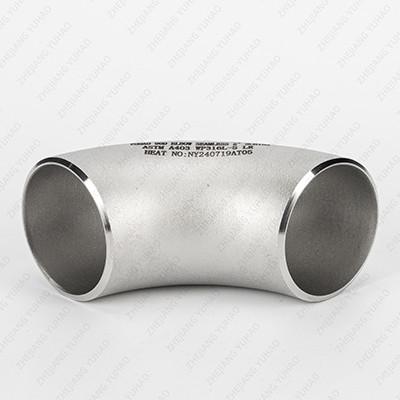 China DN10-DN750 SCH10-SCH160 Stainless 90 Degree Elbow SS Butt Welded Pipe Fittings for sale