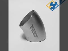 Stainless Steel 45 BW Pipe Fitting degree elbow