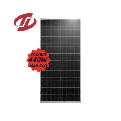 China Competitive solar power system price fast charging half PV cells cheap bifacial longi solar panel PV module 440W 445W 450W 455W 460W for sale