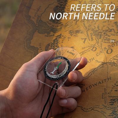 China Pointing Accuracy Multifunctional Professional Geological Waterproof Compass Guide Compass Army Style Outdoor Portable Compass for sale