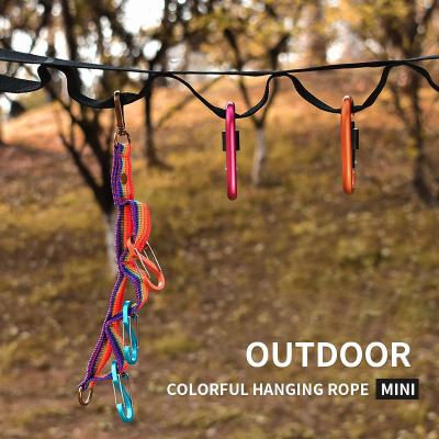 China Nylon Outdoor Camping Tent Accessories Storage Hanging Buckle Head Chain Strap for sale