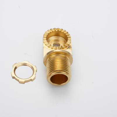 China Decoration Fittings Hot Pressing And CNC Machining High Temperature Brass Lamp Copper Fittings for sale