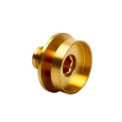 China Kandi Brass Fittings Bushing Type Brass Pipe Control Valve Parts Fitting for sale