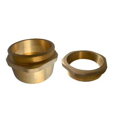 China Durable Compression Mount Hose Connector Reducing Lateral Brass Hose Mount for sale