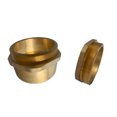 China Durable Wholesales CNC Machining Copper Water Valve Connect Brass Pipe Fitting for sale