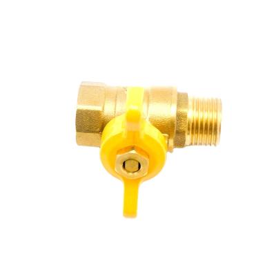 China Ptfe Sealed Ball Valve Dn20 PLY-BV30060 Forged Brass Two Piece Ball Valve for sale