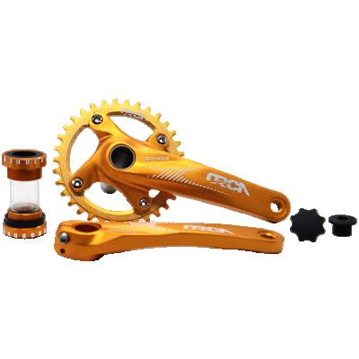 China Mountain Bikes Mtb Bike Crankset Hollow BCD 104 Crank Narrow And Chain Ring Wide for sale