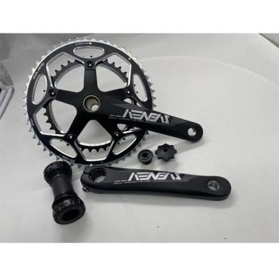 China Road Bikes Hot Sale Road Bicycle Crankset BCD130 39/53T High Quality Bicycle Crankset BCD130 39/53T Chainring 170mm Crank Hollow with bb for sale