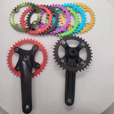 China Single Plate 44T 46T 48T 50T Wide and Narrow 52T Mountain Bike Ring 104BCD Discs Mountain Bikes Bicycle Chainring Teeth for sale