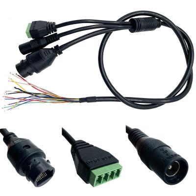 China The cable can be VDE/CCC/PSE etc. and POE Cable Pure Copper Waterproof LAN Cable for CCTV IP Camera Panel Module with RJ45 Waterproof Connector for sale