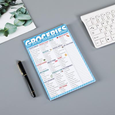 China Simplicity Notebooks Custom Logo Printed To Do List Weekly Notepad for sale