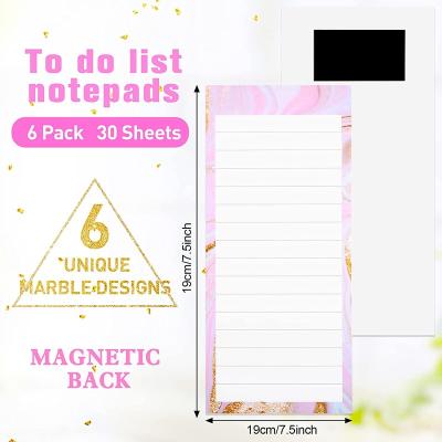 China Top Quality Mini Marble Magnetic Notepad Custom Made Simplicity Best Prices for sale