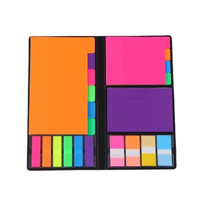 China PET Rectangle Waterproof Multicolor Waterproof Sticky Notes Set Sticky Notebook for sale