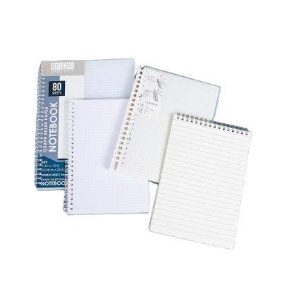 China Waterproof Fine Quality Waterproof Spiral Notebook PP Plastic Coil Cover Coil Book for sale