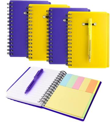 China Wholesale high quality environmental plastic waterproof hardcover pp spiral cover pen coil book for sale