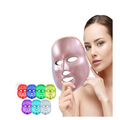 China Pigment Removal PSB 2021 Updated Professional 7 Color Wireless Led Therapy Facial Light Face Mask for sale