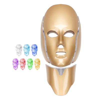 China Pigment Removal PSB 7 Colors Pdt Photon Silicone Full Infrared Facial Led Beauty Face Light Therapy Mask for sale