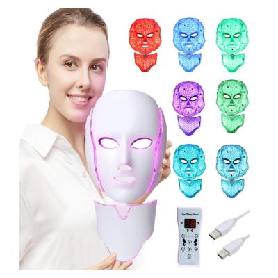 China Pigment removal PSB 7 foreverlily color radio photon light therapy acne treatment led mask for sale