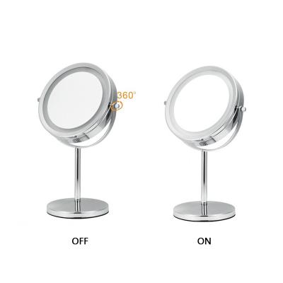 China Hot Selling Verified Seller 7 Inch Lighted Vanity Mirror Lighted Makeup Led Vanity Mirror Hollywood Vanity Mirror for sale