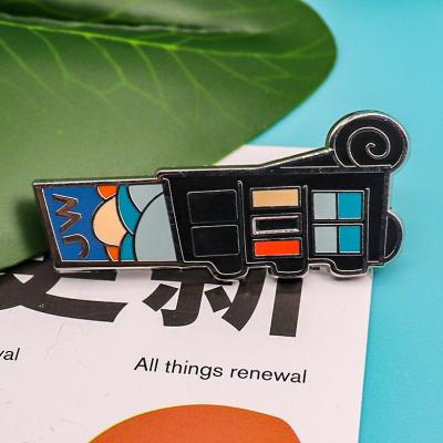 China Europe China Factory No Minimum Custom Design Hard Enamel Custom Metal Lapel Pins for sale