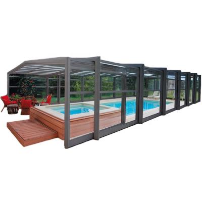 China Retractable Swimming Pool Fence Cover Pool Fence Custom Construction for sale