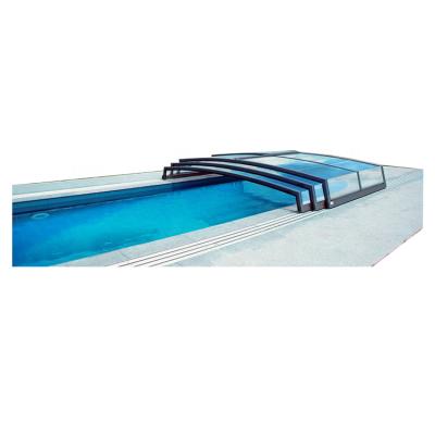 China Villa Swim Pool Slide Cover Aluminum Waterproof Swimming Pool Cover for sale