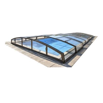 China Villa Swim Cover Pool Motorized Swim Pool Cover Remote Control Swimming Pool Cover for sale