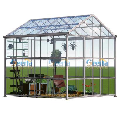 China Cheap Green House Easily Assembled Green House Tent Screen Gable Green House For Vegetable Plants Growing for sale