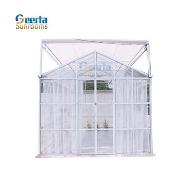 China Easily Assembled Greenhouse [RTS] Flower House Sunny Room Galvanized Steel Structure for sale