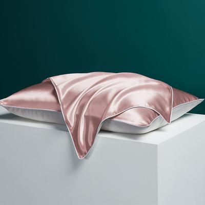 China Hot sale non-toxic luxury mulbery silk pillow case 22MM 51cm*66Cm 2PCS 100%Pure for sale