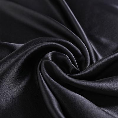 China Anti Pill Stretch Silk Satin Ready To Ship No MOQ 114cm 19mm Mulberry 100% Pure Natural Silk Fabric With Oeko Tex100 for sale