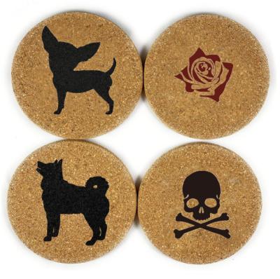 China Wholesale Natural Viable Cork Coaster Heat Resistant Cup Mat for sale