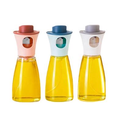 China Household Kitchen Restaurant Items Wholesale Glass Olive Oil Bottle Sprayer 180ML Oil Vinegar Dispenser Sprayer For Kitchen for sale