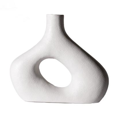 China Living room minimalist simple ceramic home ornaments creative vase decorations for sale