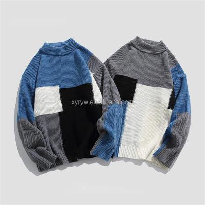 China Custom other men's sweater tapestry hoodies cover hiphop streetwear jacquard tapestry sweater for sale