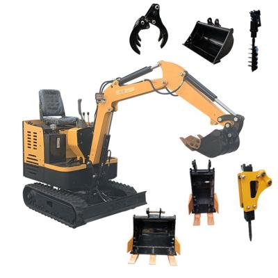 China Farmer excavators/garden excavator mini 08 ton mini crawler machine china home use for sale