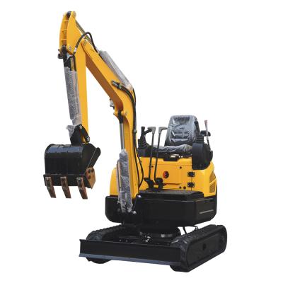 China Earthmoving machinery Mini Excavator High Quality 1t 1.5t 2t Mini Excavator Prices micro 360 degree rotation for sale