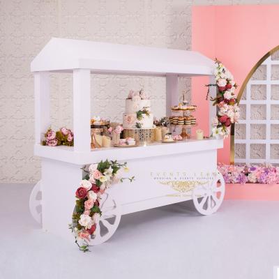 China Wedding New PHILIPPOS Dessert Cart PVC Decorations Wedding Stage Decoration Design Baby Shower for sale