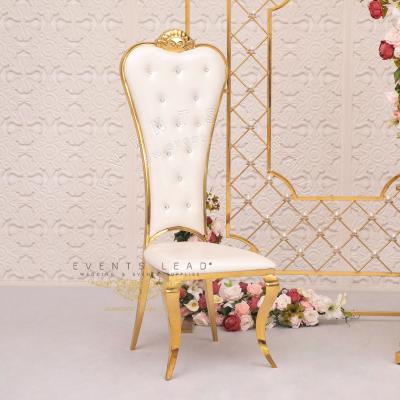 China Modern Luxury With Diamond Decorations Hot Selling APRICUS Wedding Throne Chairs Royal for sale