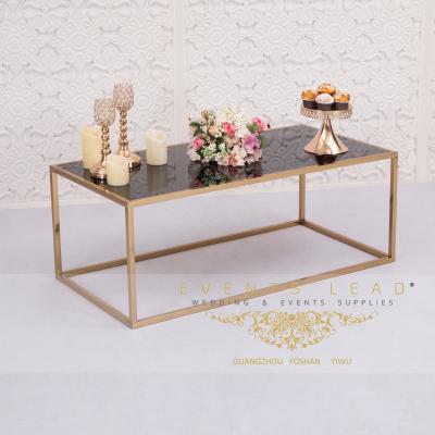 China High Quality Gold Stainless Steel Flexible LAXMI Coffee Table Wedding Decoration for sale