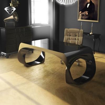 China Modern design fashionable unique interior corians office desk look/LUXURY surface manager desk table solid design for sale