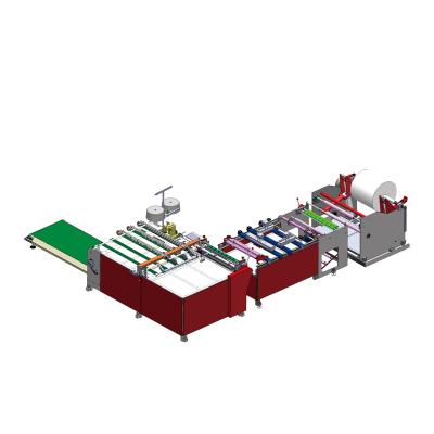 China food & Beverage Factory PP Woven Bag Cutter With Sewing Hot Cutting Machine for sale