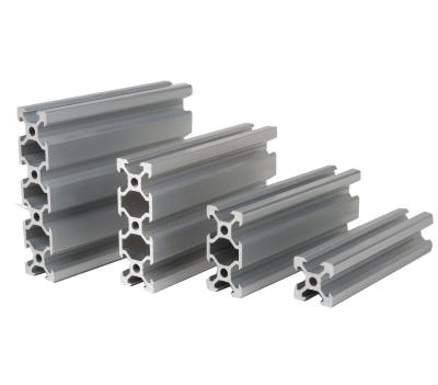 China 8020 3090 30120 aluminium extrusion t slot aluminum profile extrusion Automation modular system for sale