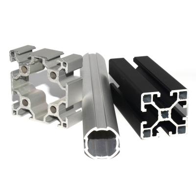 China perfil de aluminio T-slot  extrusion profile framing system with fasteners /nuts/ joinning bars accessories for sale