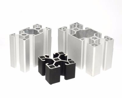 China China perfiles de aluminio chile and profilo alluminio t slot with square plastic end c ap for sale