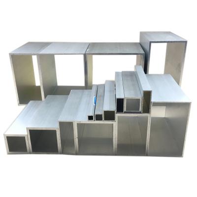 China Customized Design Rectangular Box Section Profile with 6063/6061/6005/6082/6060 Alloy for sale