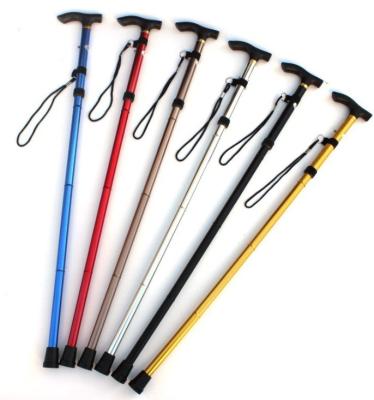 China Wholesale Factory price canes 3 folding walking stick trekking foldable walking sticks hiking poles for sale