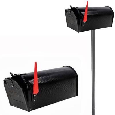 China Outdoor Garden Style Waterproof Small Metal Tin Mailbox American Mailbox for sale