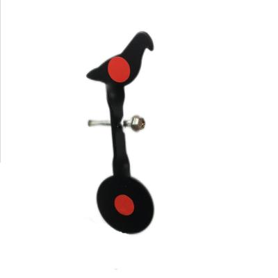 China Slingshot portable practice shooting resistant alloy bird target tree shooting metal target for sale