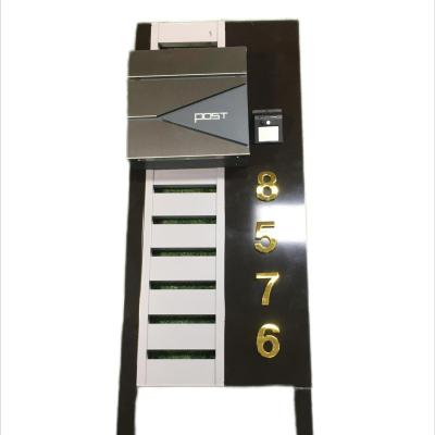 China High quality villa solar mailbox villa apartment residential letter box for sale